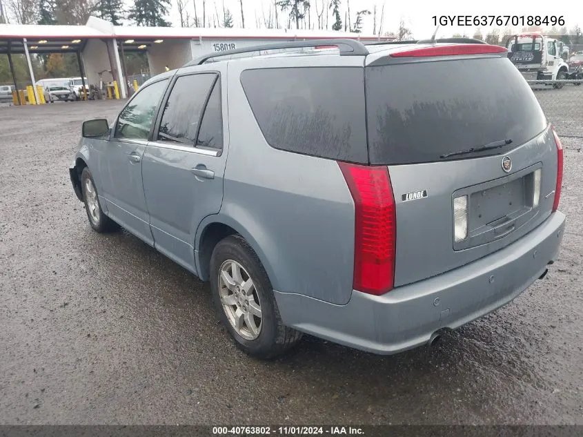 1GYEE637670188496 2007 Cadillac Srx V6