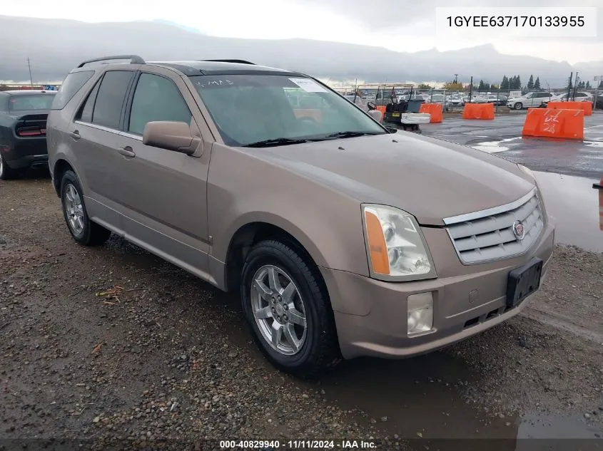 2007 Cadillac Srx V6 VIN: 1GYEE637170133955 Lot: 40829940