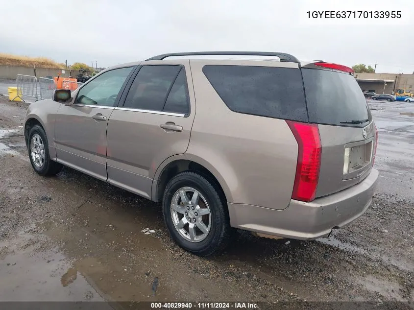 2007 Cadillac Srx V6 VIN: 1GYEE637170133955 Lot: 40829940