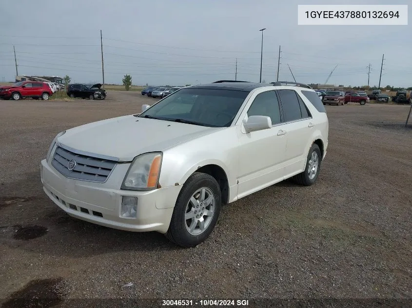 2008 Cadillac Srx VIN: 1GYEE437880132694 Lot: 30046531