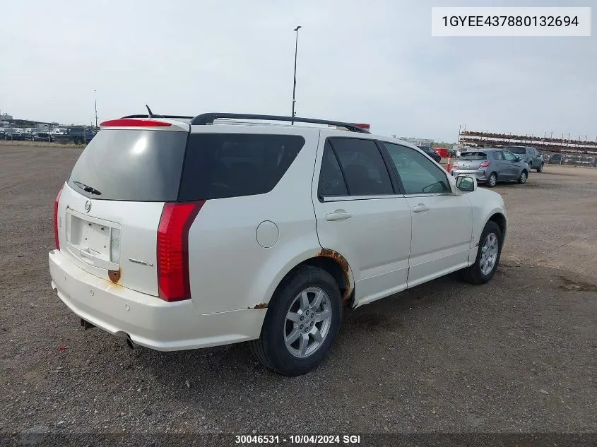 2008 Cadillac Srx VIN: 1GYEE437880132694 Lot: 30046531