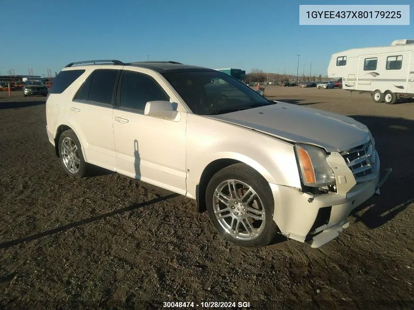 2008 Cadillac Srx VIN: 1GYEE437X80179225 Lot: 30048474