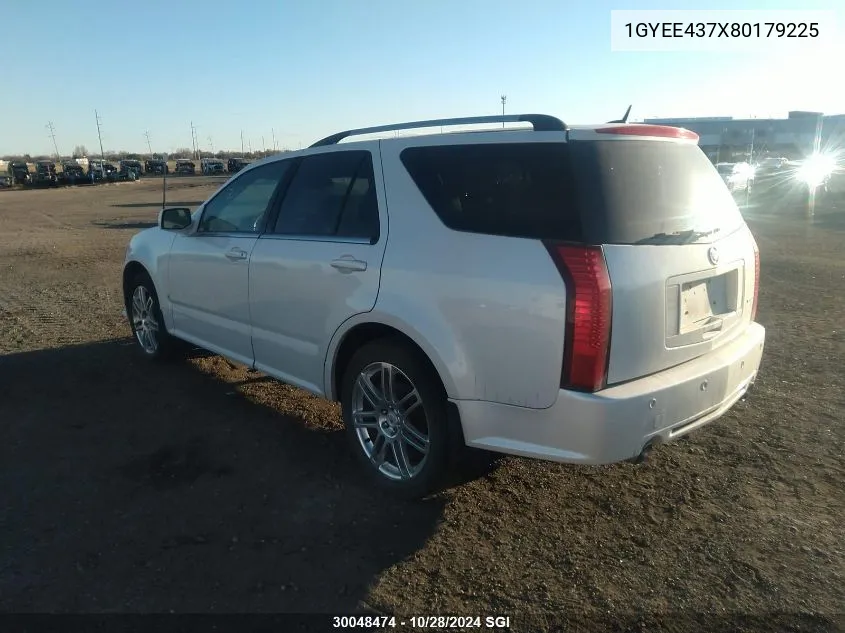 2008 Cadillac Srx VIN: 1GYEE437X80179225 Lot: 30048474