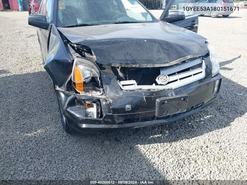 1GYEE53A180151671 2008 Cadillac Srx V8