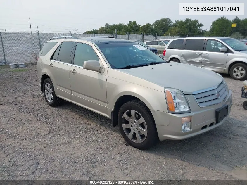 2008 Cadillac Srx VIN: 1GYEE53A881017041 Lot: 40292129