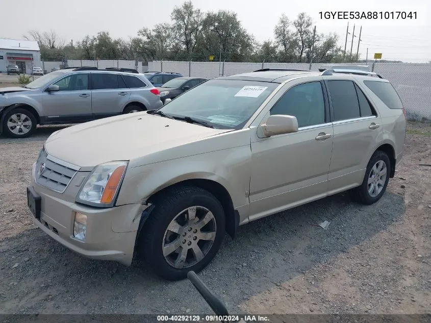 1GYEE53A881017041 2008 Cadillac Srx