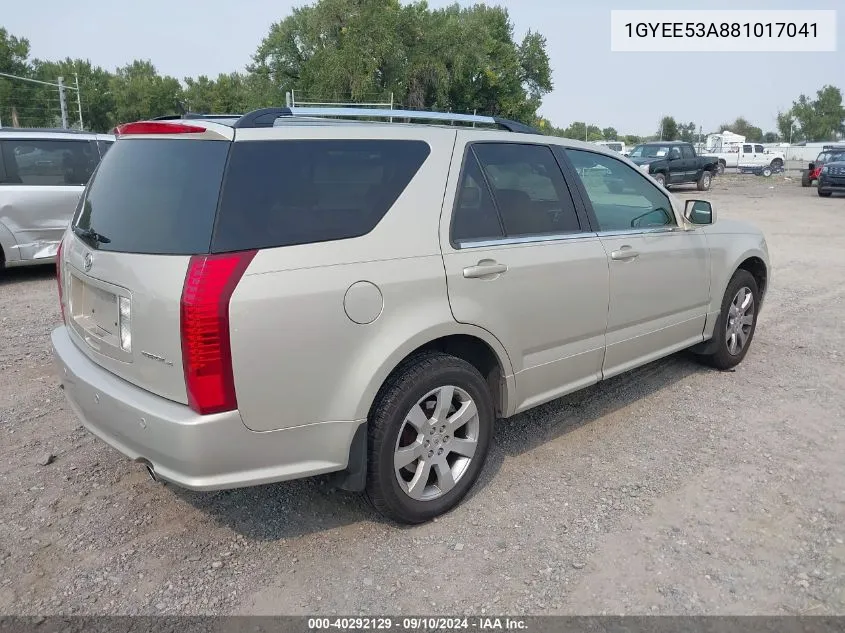 1GYEE53A881017041 2008 Cadillac Srx