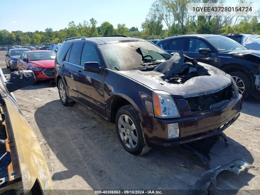 1GYEE437280154724 2008 Cadillac Srx