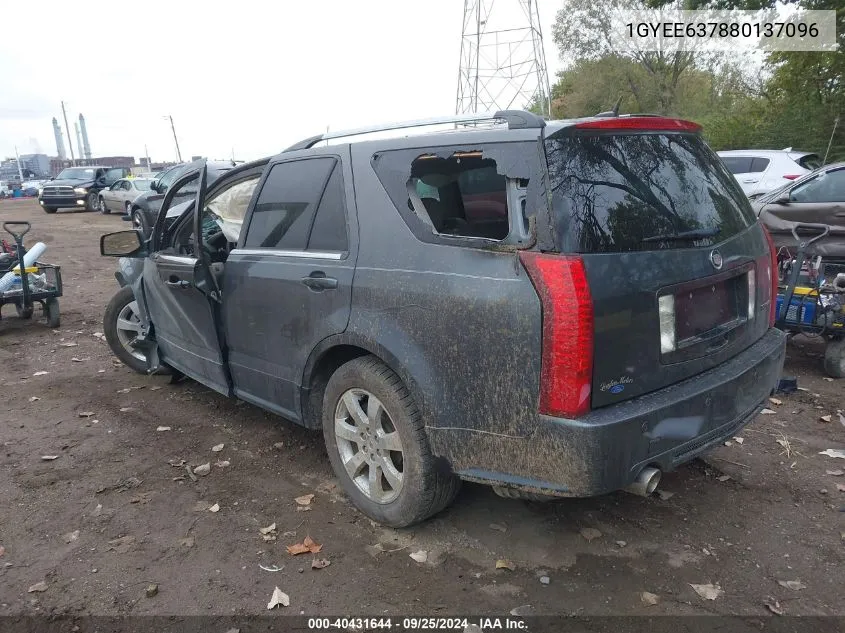 2008 Cadillac Srx V6 VIN: 1GYEE637880137096 Lot: 40431644