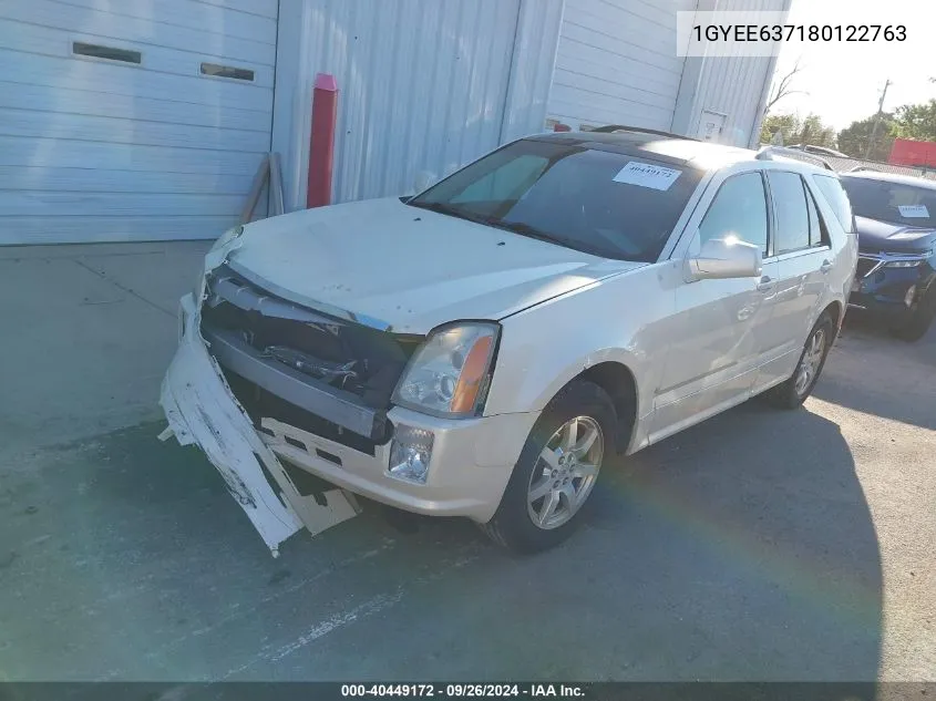 1GYEE637180122763 2008 Cadillac Srx