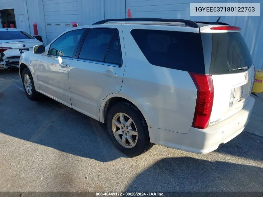 1GYEE637180122763 2008 Cadillac Srx