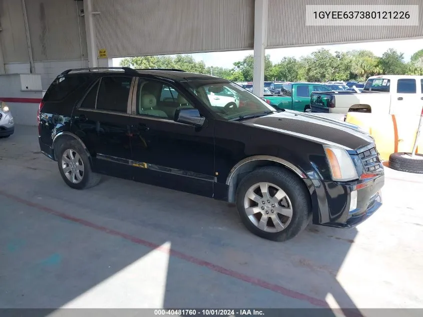 2008 Cadillac Srx V6 VIN: 1GYEE637380121226 Lot: 40481760