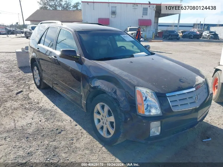 2008 Cadillac Srx V6 VIN: 1GYEE637080124438 Lot: 40629170