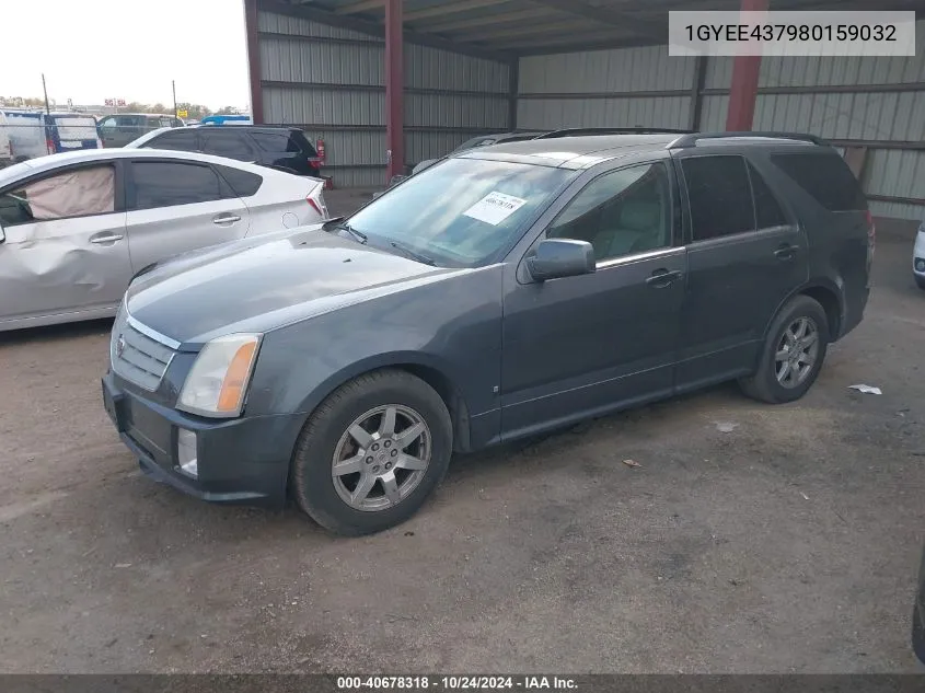 2008 Cadillac Srx V6 VIN: 1GYEE437980159032 Lot: 40678318