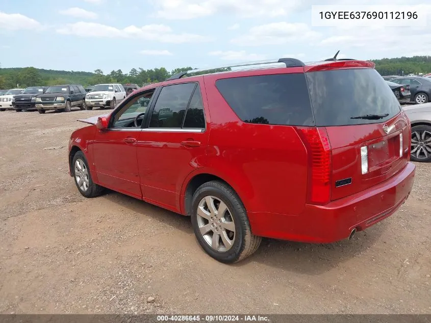 2009 Cadillac Srx V6 VIN: 1GYEE637690112196 Lot: 40286645