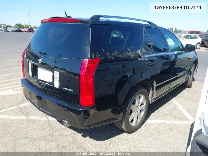 2009 Cadillac Srx V6 VIN: 1GYEE637890102141 Lot: 40508620