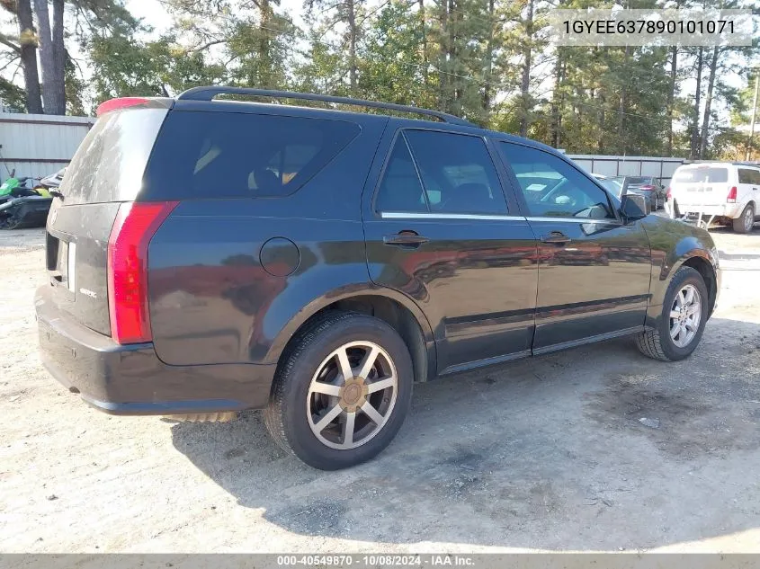 2009 Cadillac Srx V6 VIN: 1GYEE637890101071 Lot: 40549870