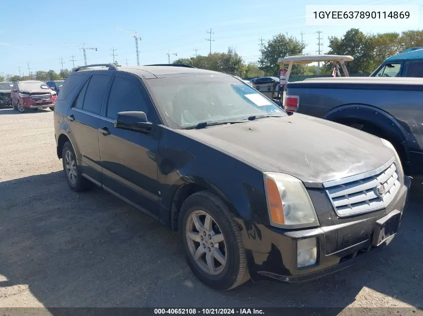 2009 Cadillac Srx V6 VIN: 1GYEE637890114869 Lot: 40652108