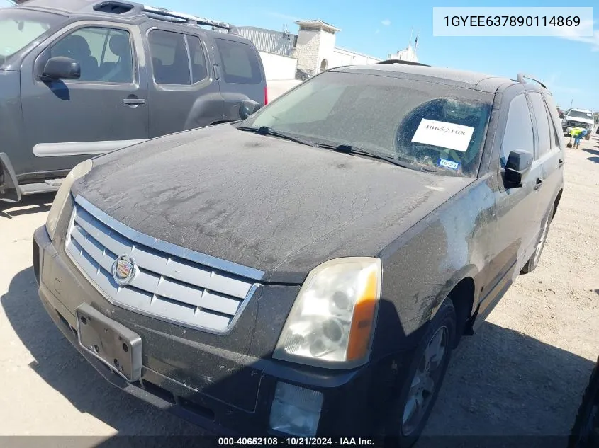 2009 Cadillac Srx V6 VIN: 1GYEE637890114869 Lot: 40652108