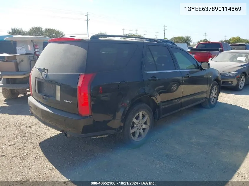 2009 Cadillac Srx V6 VIN: 1GYEE637890114869 Lot: 40652108