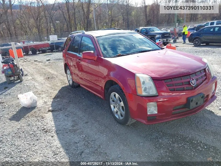 2009 Cadillac Srx V6 VIN: 1GYEE437390110331 Lot: 40729217