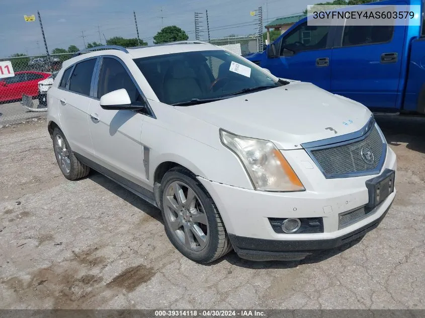 3GYFNCEY4AS603579 2010 Cadillac Srx Premium Collection