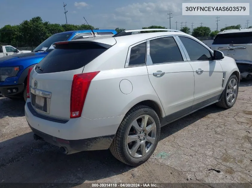 3GYFNCEY4AS603579 2010 Cadillac Srx Premium Collection