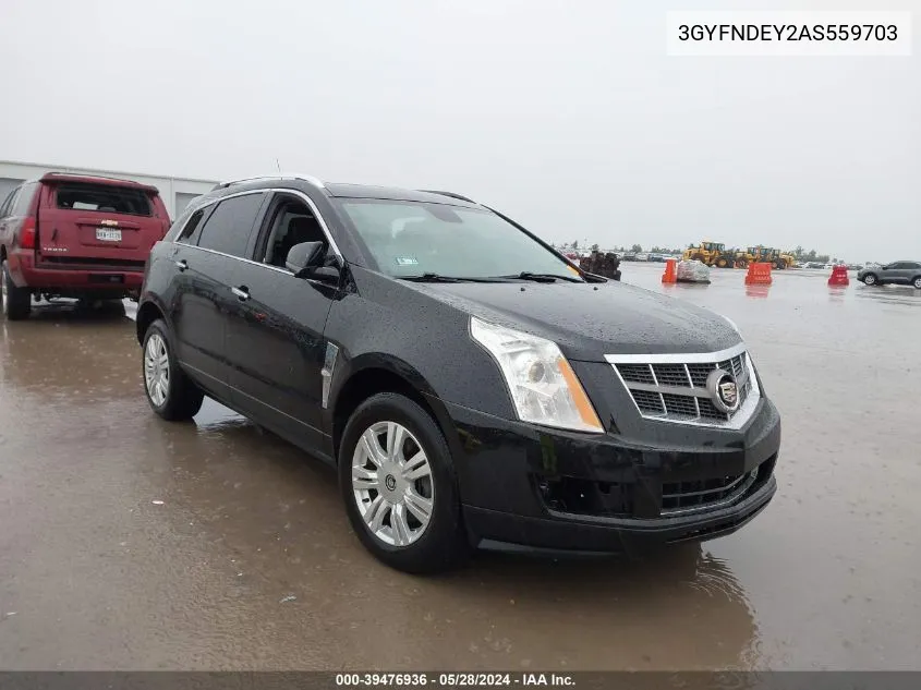 2010 Cadillac Srx Luxury Collection VIN: 3GYFNDEY2AS559703 Lot: 39476936