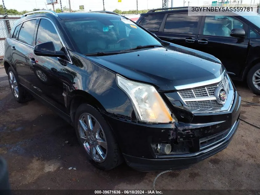 2010 Cadillac Srx Performance Collection VIN: 3GYFNBEY5AS559781 Lot: 39671636