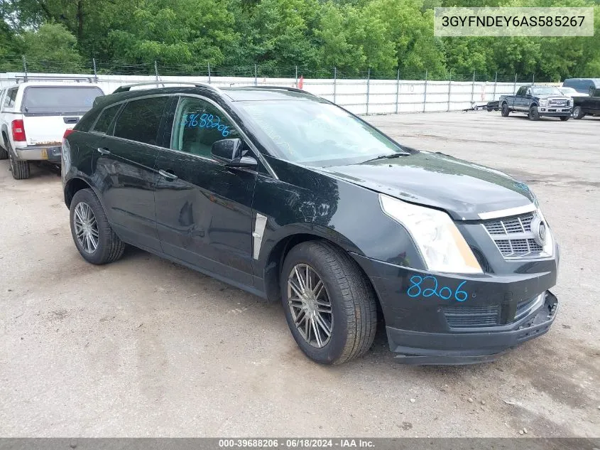 2010 Cadillac Srx Luxury Collection VIN: 3GYFNDEY6AS585267 Lot: 39688206