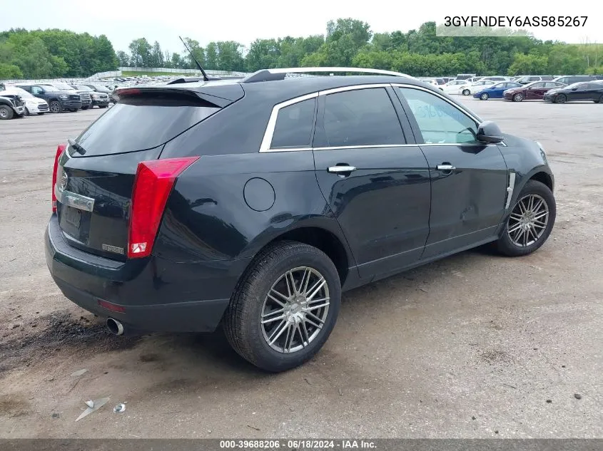 2010 Cadillac Srx Luxury Collection VIN: 3GYFNDEY6AS585267 Lot: 39688206