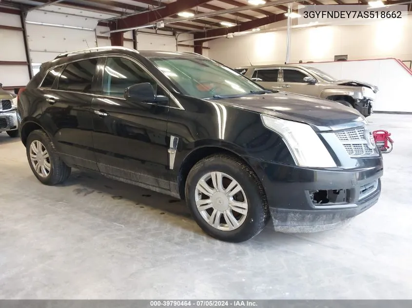 3GYFNDEY7AS518662 2010 Cadillac Srx Luxury Collection