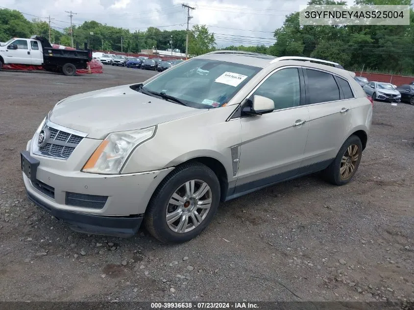 3GYFNDEY4AS525004 2010 Cadillac Srx Luxury Collection