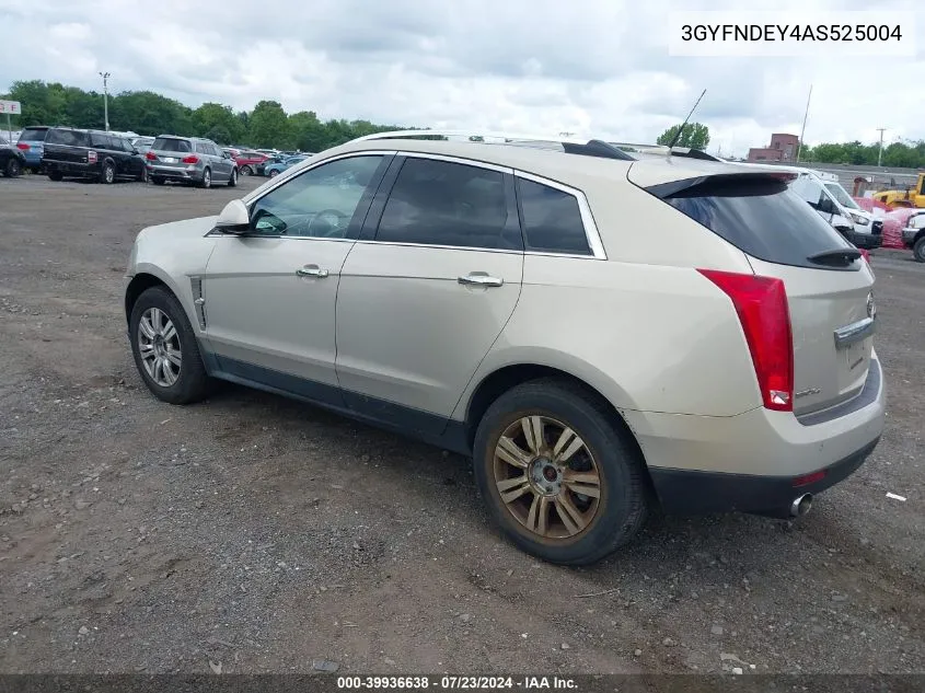 2010 Cadillac Srx Luxury Collection VIN: 3GYFNDEY4AS525004 Lot: 39936638