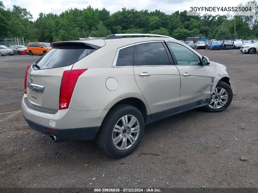 3GYFNDEY4AS525004 2010 Cadillac Srx Luxury Collection