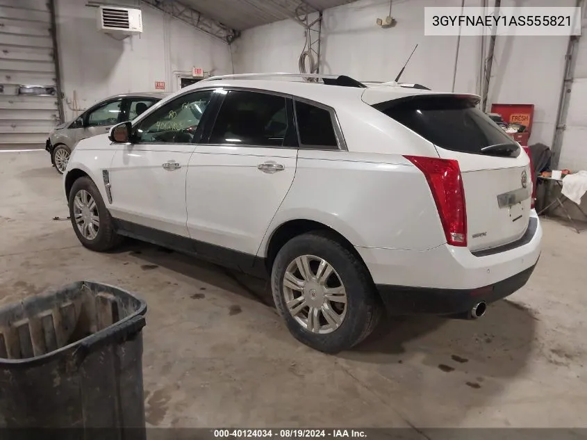 2010 Cadillac Srx Luxury Collection VIN: 3GYFNAEY1AS555821 Lot: 40124034