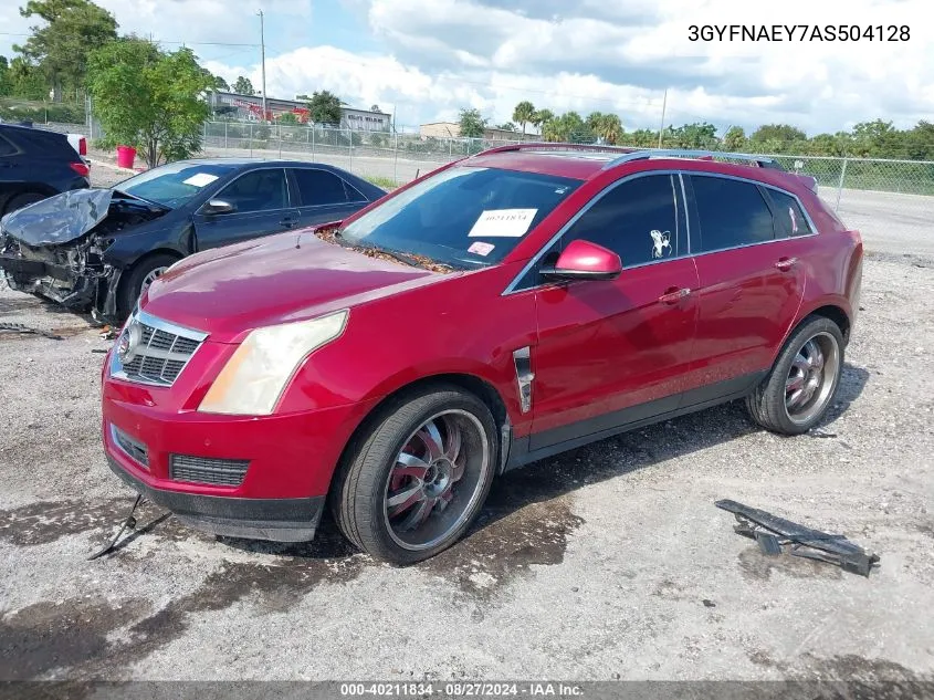 3GYFNAEY7AS504128 2010 Cadillac Srx Luxury Collection