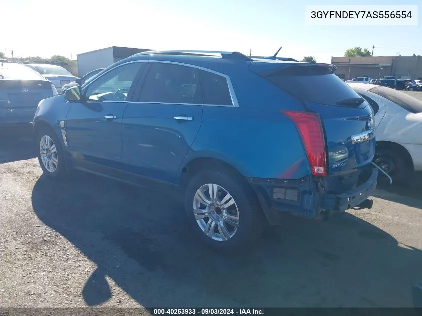 2010 Cadillac Srx Luxury Collection VIN: 3GYFNDEY7AS556554 Lot: 40253933