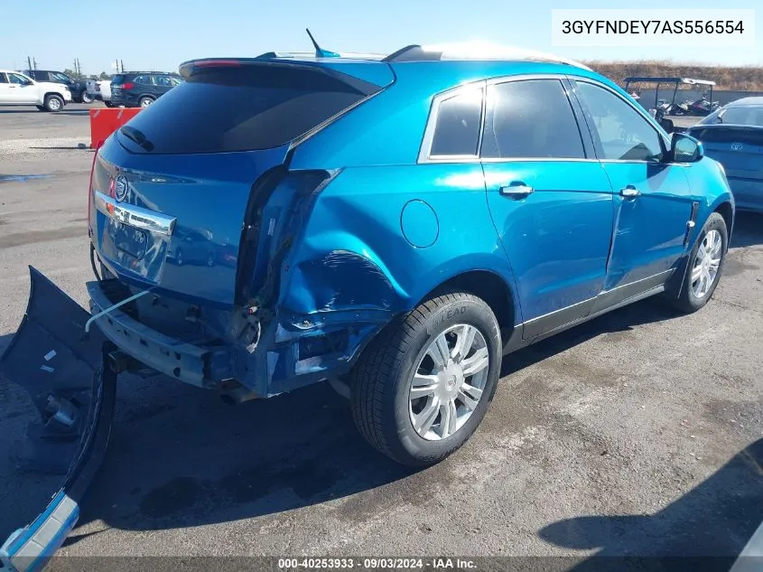 2010 Cadillac Srx Luxury Collection VIN: 3GYFNDEY7AS556554 Lot: 40253933