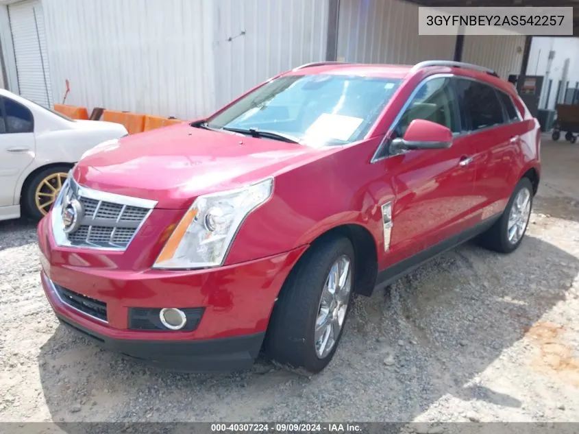 3GYFNBEY2AS542257 2010 Cadillac Srx Performance Collection