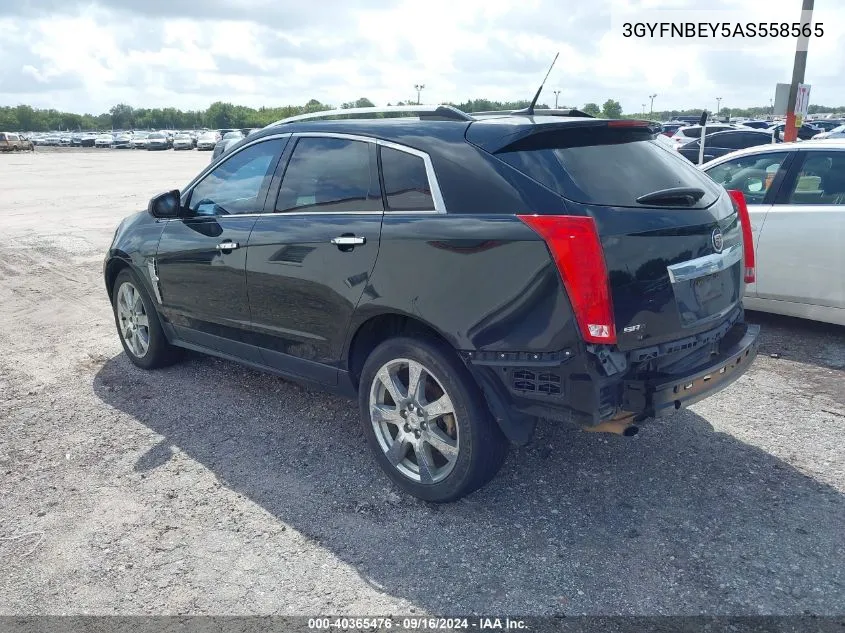 2010 Cadillac Srx Performance Collection VIN: 3GYFNBEY5AS558565 Lot: 40365476