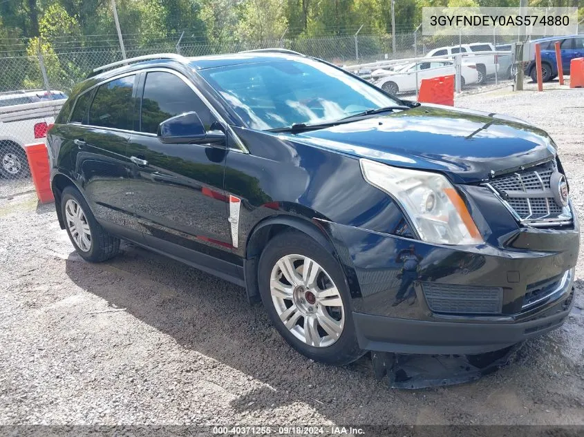 2010 Cadillac Srx Luxury Collection VIN: 3GYFNDEY0AS574880 Lot: 40371255