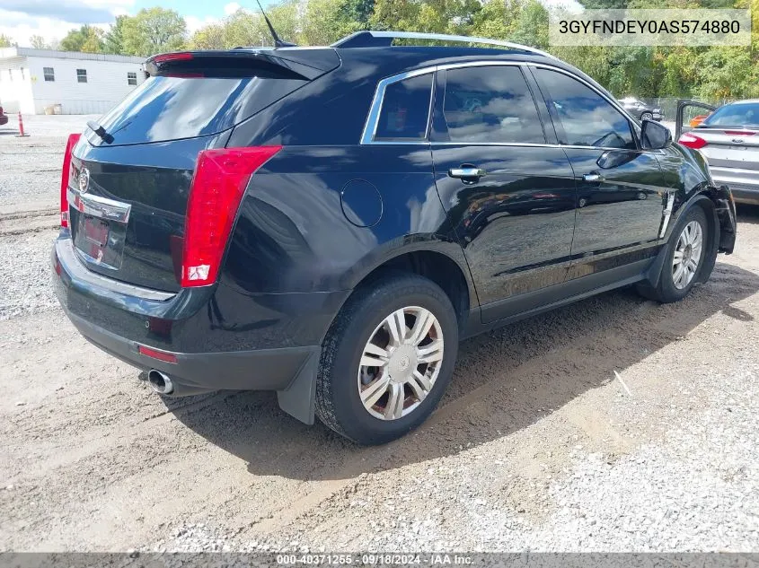 2010 Cadillac Srx Luxury Collection VIN: 3GYFNDEY0AS574880 Lot: 40371255