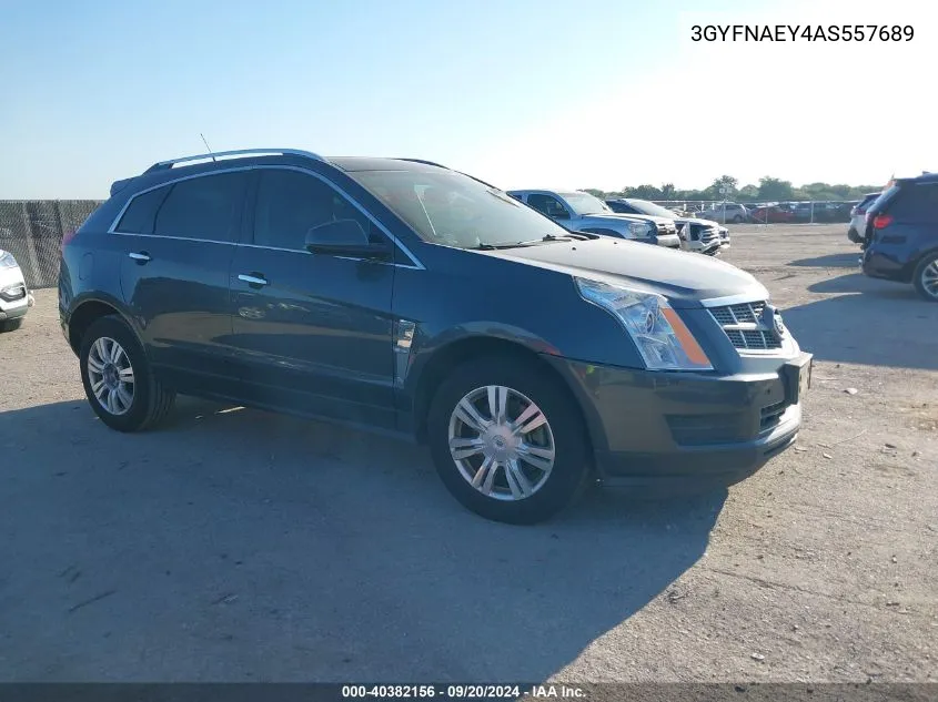 2010 Cadillac Srx Luxury Collection VIN: 3GYFNAEY4AS557689 Lot: 40382156