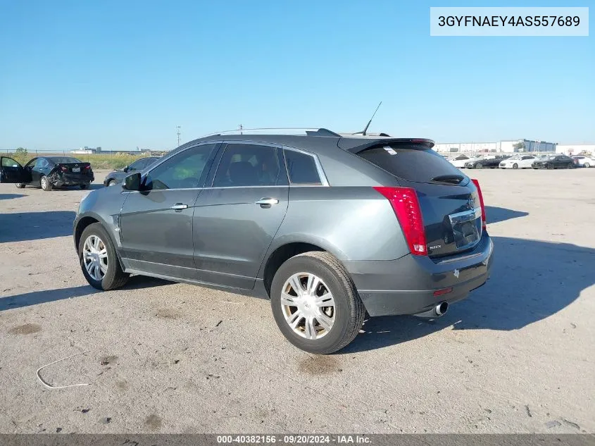 3GYFNAEY4AS557689 2010 Cadillac Srx Luxury Collection