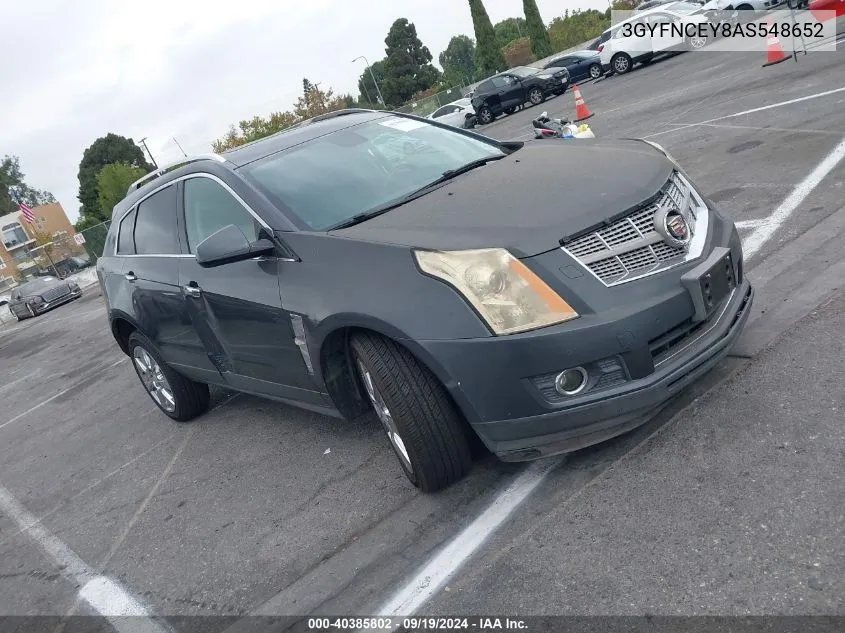 3GYFNCEY8AS548652 2010 Cadillac Srx Premium Collection