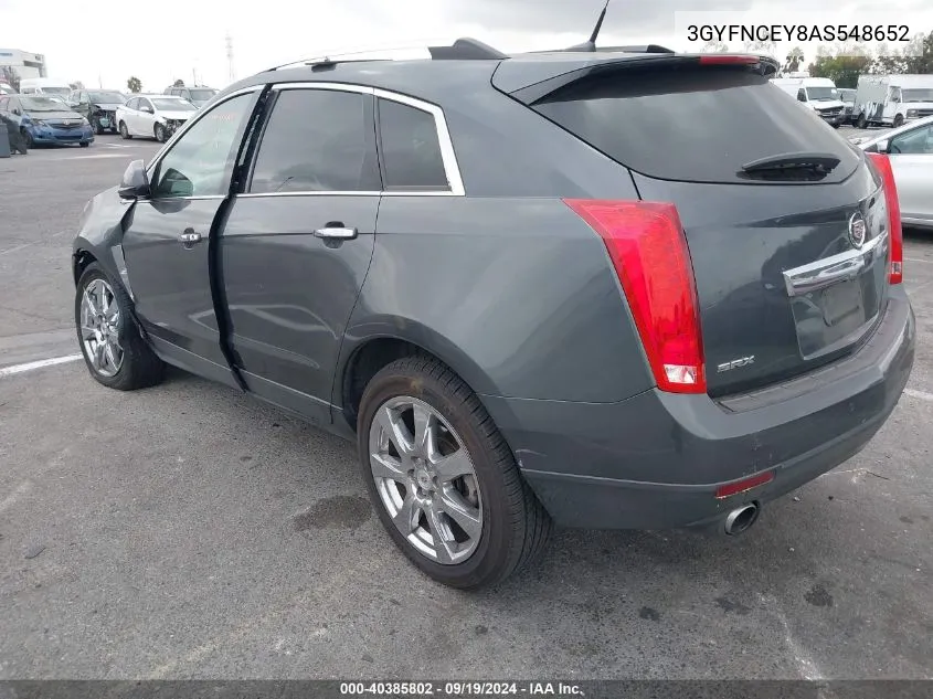 3GYFNCEY8AS548652 2010 Cadillac Srx Premium Collection