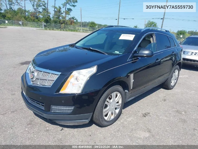 3GYFNAEY7AS559730 2010 Cadillac Srx Luxury Collection