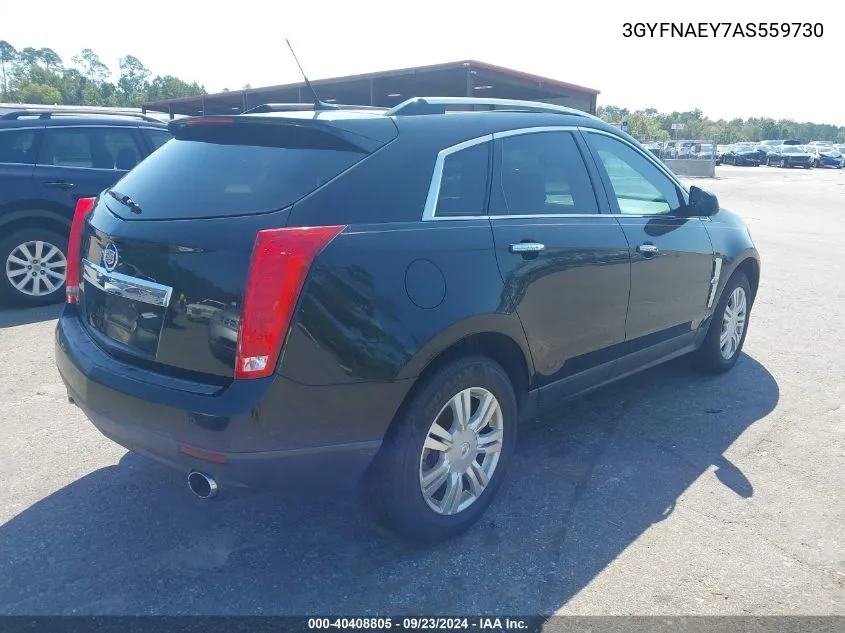 3GYFNAEY7AS559730 2010 Cadillac Srx Luxury Collection