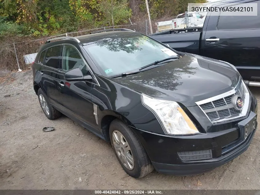 3GYFNDEY6AS642101 2010 Cadillac Srx Luxury Collection